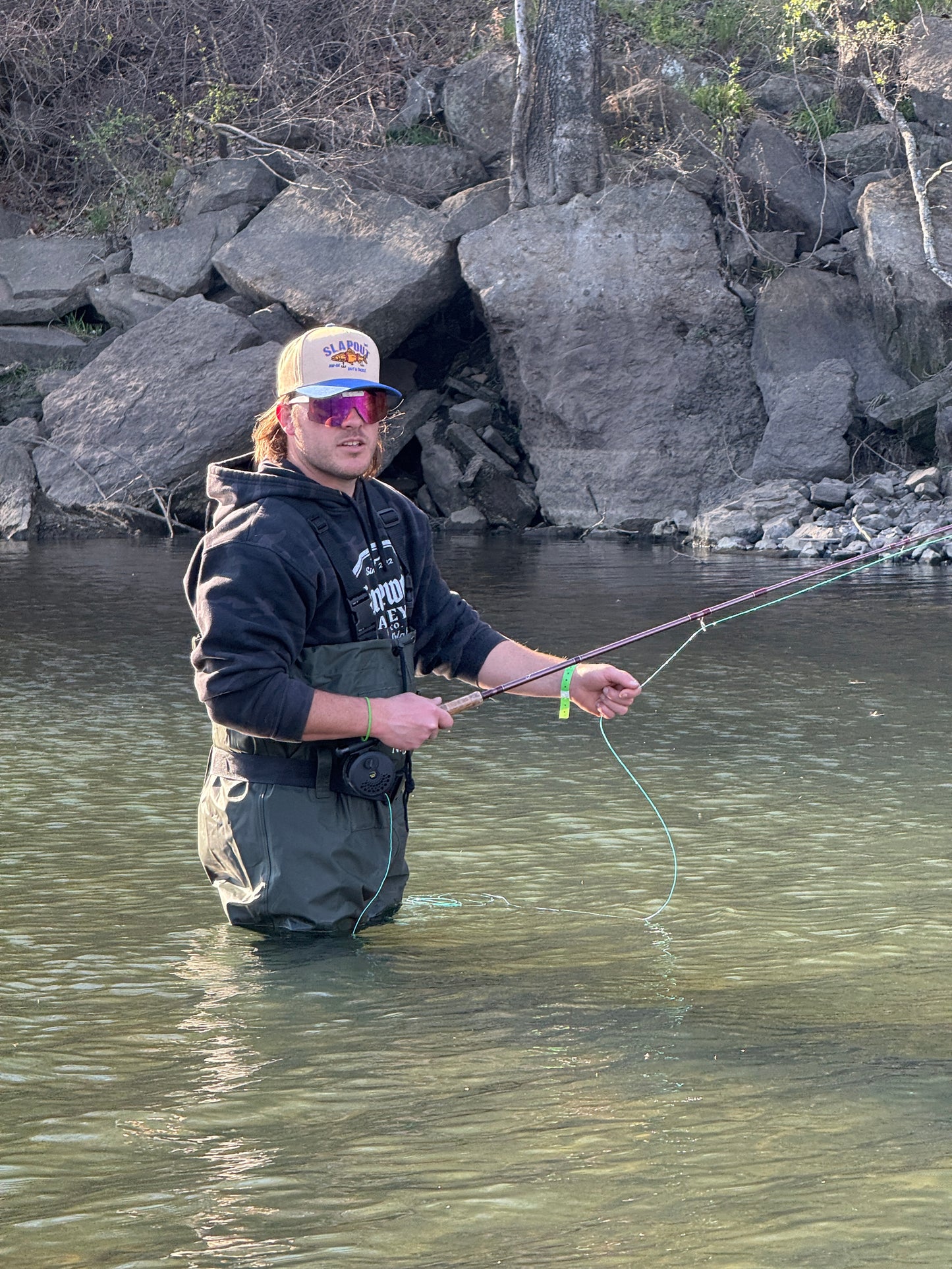 Slapout Bait & Tackle Khaki/Blue