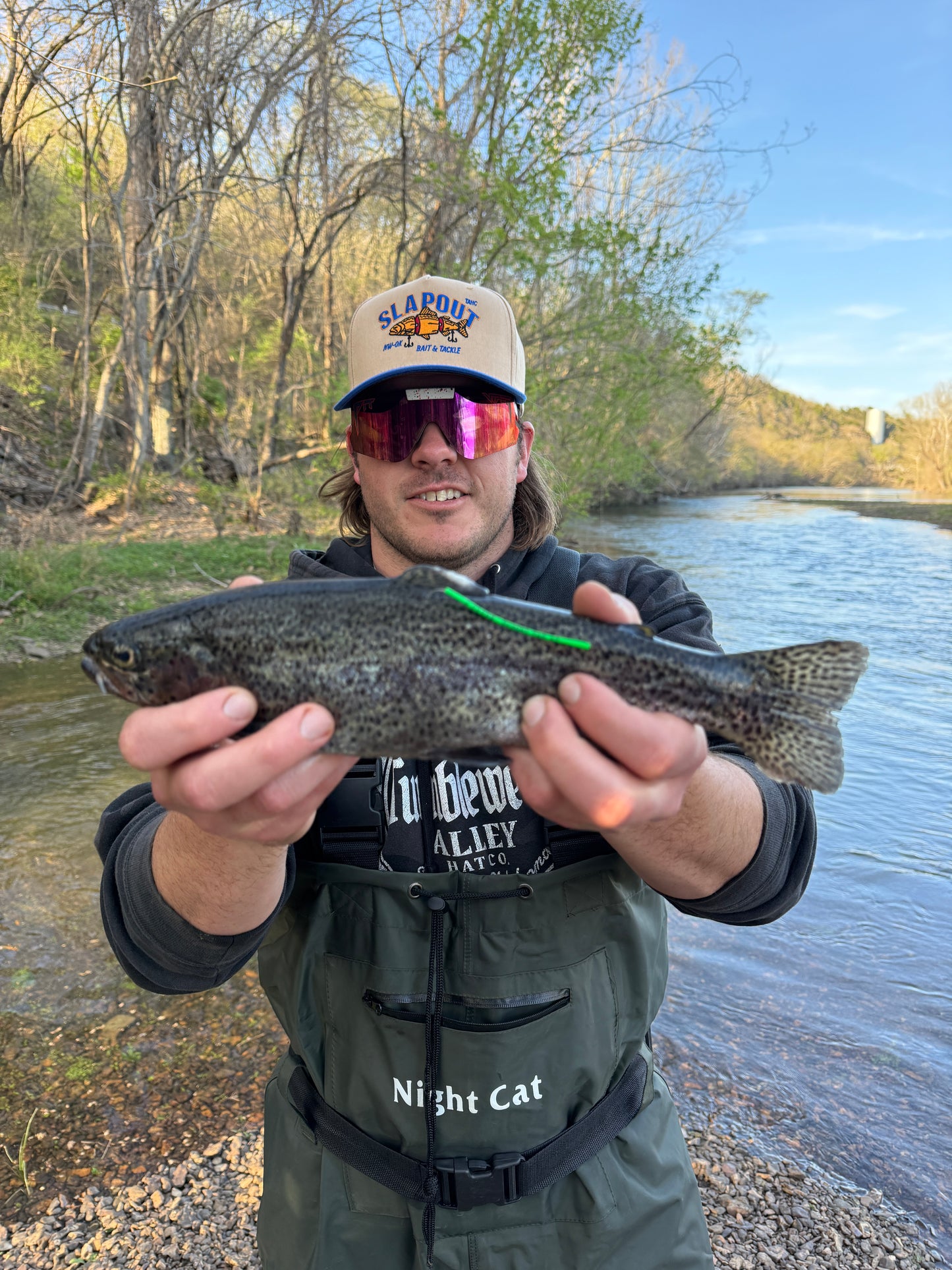 Slapout Bait & Tackle Khaki/Blue