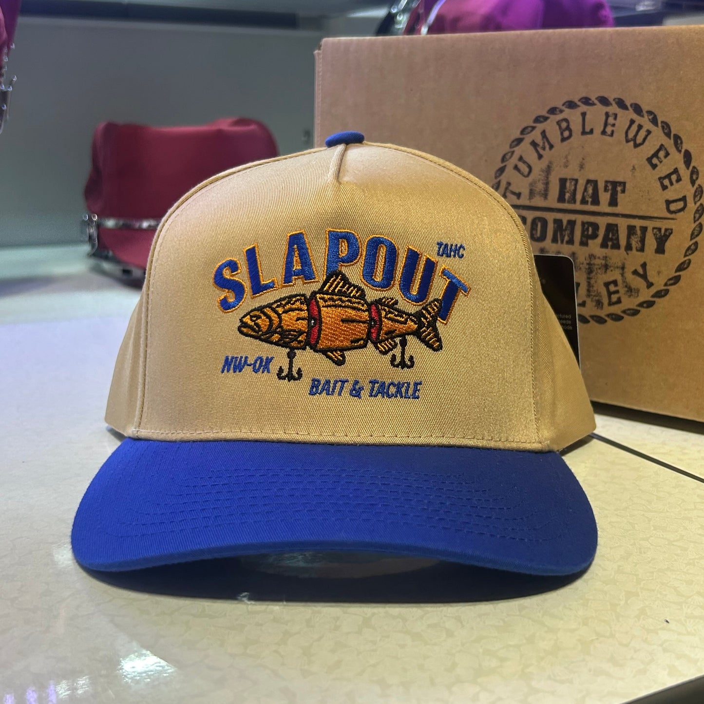 Slapout Bait & Tackle Khaki/Blue