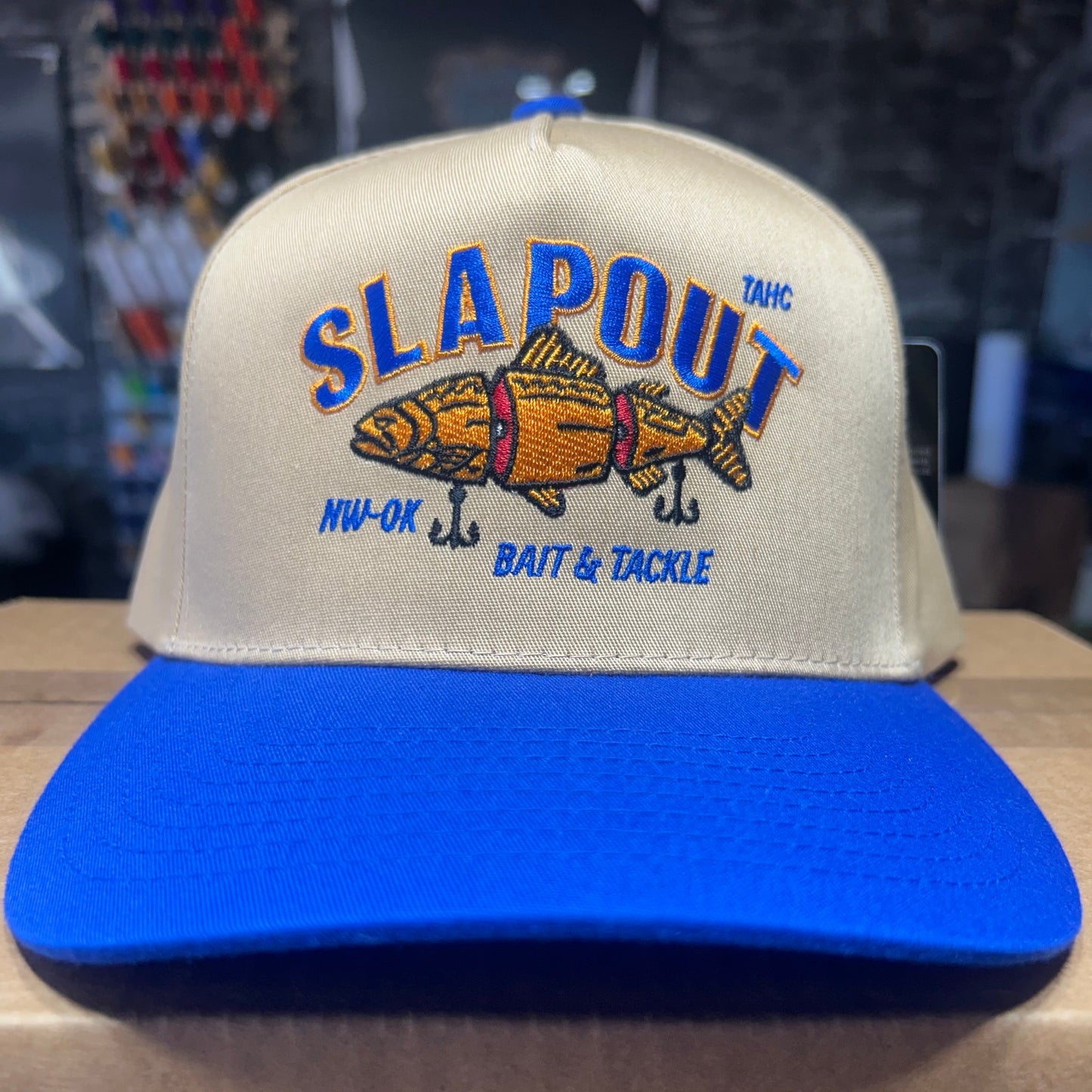 Slapout Bait & Tackle Khaki/Blue